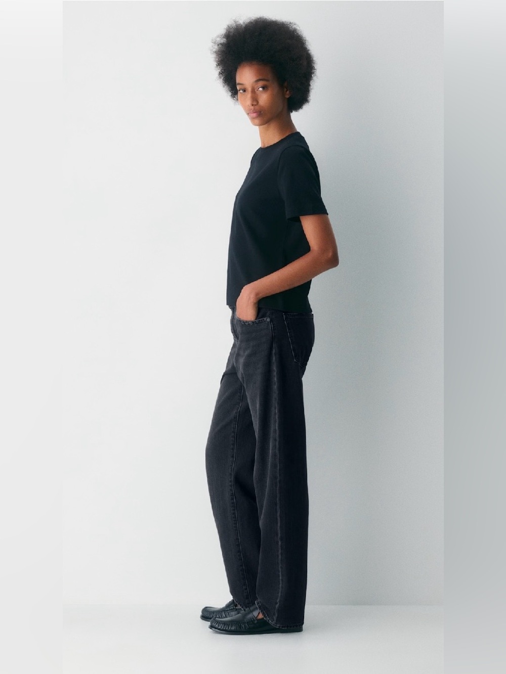 Aritzia Denim Forum The '90s Marlo Hi-Rise Baggy Jeans Black